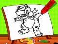 Spiel Einfaches Kinder-Malbuch Dinosaurier Online