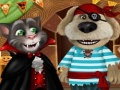 Spiel Talking Tom und Angela: Halloween-Party Online