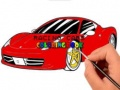 Spiel Rennwagen Ausmalbuch Online