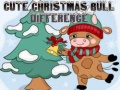 Spiel Niedliche Weihnachtsbullen Unterschiede Online