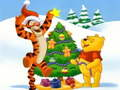 Spiel Winnie Puuh Weihnachts-Puzzle Online