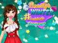 Spiel Schönheits Winter Hashtag Herausforderung Online