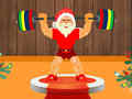 Spiel Santa Gewichtheber Online