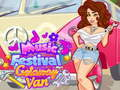 Spiel Mädchen reparieren es: Musikfestival und Fluchtvan Online