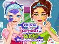 Spiel Crystal und Olivia: Echtes Makeover für Beste Freundinnen Online