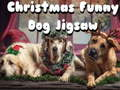 Spiel Weihnachtliches Lustiges Hundepuzzle Online