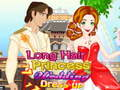 Spiel Hochzeitskleid für die Prinzessin mit langen Haaren Online