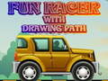 Spiel Spaßracer mit Zeichnen des Pfades Online