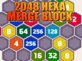 Spiel 2048 Hexa Merge Block Online