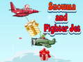 Spiel Schneemann und Kampfjet Online