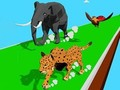 Spiel Tiertransformationsrennen 3D Online