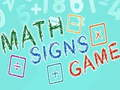 Spiel Mathezeichen Spiel Online