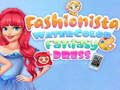 Spiel Fashionista Aquarell Fantasie Kleid Online
