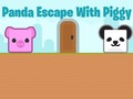 Spiel Pandaflucht mit einem Schweinchen Online