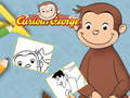 Spiel Ausmalbuch von neugierigem George Online