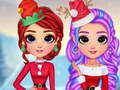 Spiel Regenbogenmädchen Weihnachtsoutfits Online