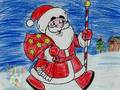 Spiel Weihnachtsmann Ausmalbild Online