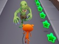 Spiel Wütende Katze: Rennen durch das Zombie-Gässchen Online