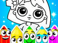 Spiel Puppen ausmalen Online