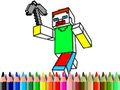 Spiel Zurück zur Schule: Minecraft Ausmalen Online