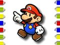 Spiel Zurück zur Schule: Mario Ausmalen Online