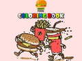 Spiel Malbuch für Fast Food Online