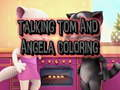 Spiel Talking Tom und Angela Ausmalen Online