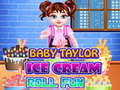 Spiel Baby Taylor: Spaß mit Eisrollen Online