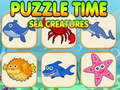 Spiel Puzzle Zeit Meereslebewesen Online