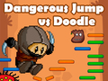 Spiel Gefährlicher Sprung gegen Doodle Jump Online