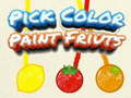 Spiel Wähle Farbe Male Früchte Online