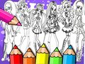 Spiel Monster High Malbuch Online