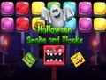 Spiel Halloween Schlange und Blöcke Online