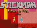 Spiel Stickman Steve gegen Alex Nether Online