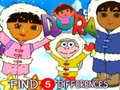Spiel Dora Finde 5 Unterschiede Online