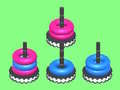Spiel Farbiger Reifenstapel - Puzzle Online