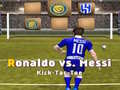Spiel Messi gegen Ronaldo Kick Tac Toe Online