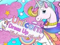Spiel Einhorngeschichte: Anzieh- und Malbuch Online