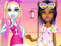 Spiel Monster-Mädchen Sommerferien Online