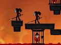 Spiel Ninja Stickman Krieger HTML5 Online