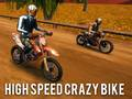 Spiel Hochgeschwindigkeitsverrücktes Motorrad Online