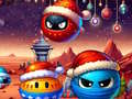 Spiel Weihnachtsrush: Rote und Freundliche Bälle Online
