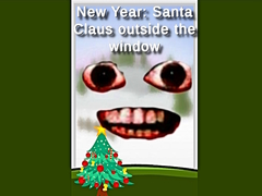 Spiel Neujahr: Der Weihnachtsmann vor dem Fenster Online