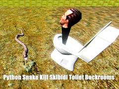 Spiel Python Schlange Tötet Skibidi Toilette Backrooms Online