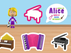 Spiel Welt der Formen von Alice's Musikinstrumenten Online