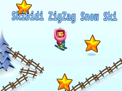 Spiel Skibidi ZigZag Schneescooter Online