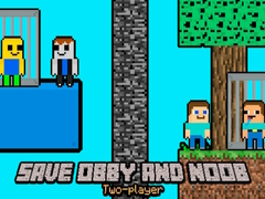 Spiel Rette Obby und Noob Zwei-Spieler Online