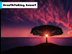 Spiel Atemberaubender Sonnenuntergang Online