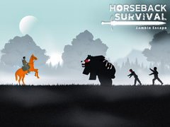 Spiel Überleben zu Pferd: Zombie-Flucht Online