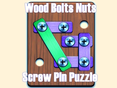 Spiel Holzbolzen, Schrauben, Muttern, Stift Puzzle Online